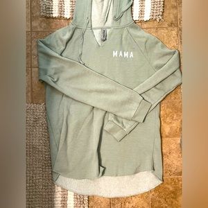 Green MAMA hoodie